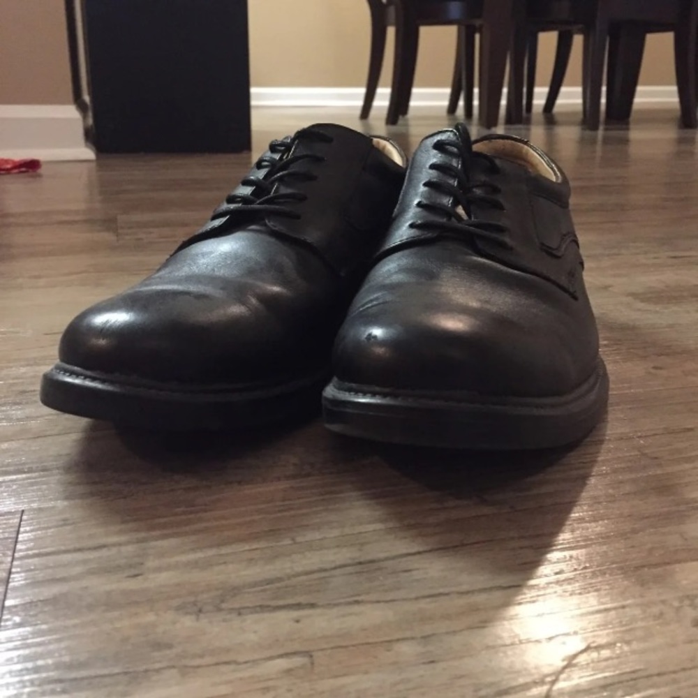 Stafford Black Dress Shoes